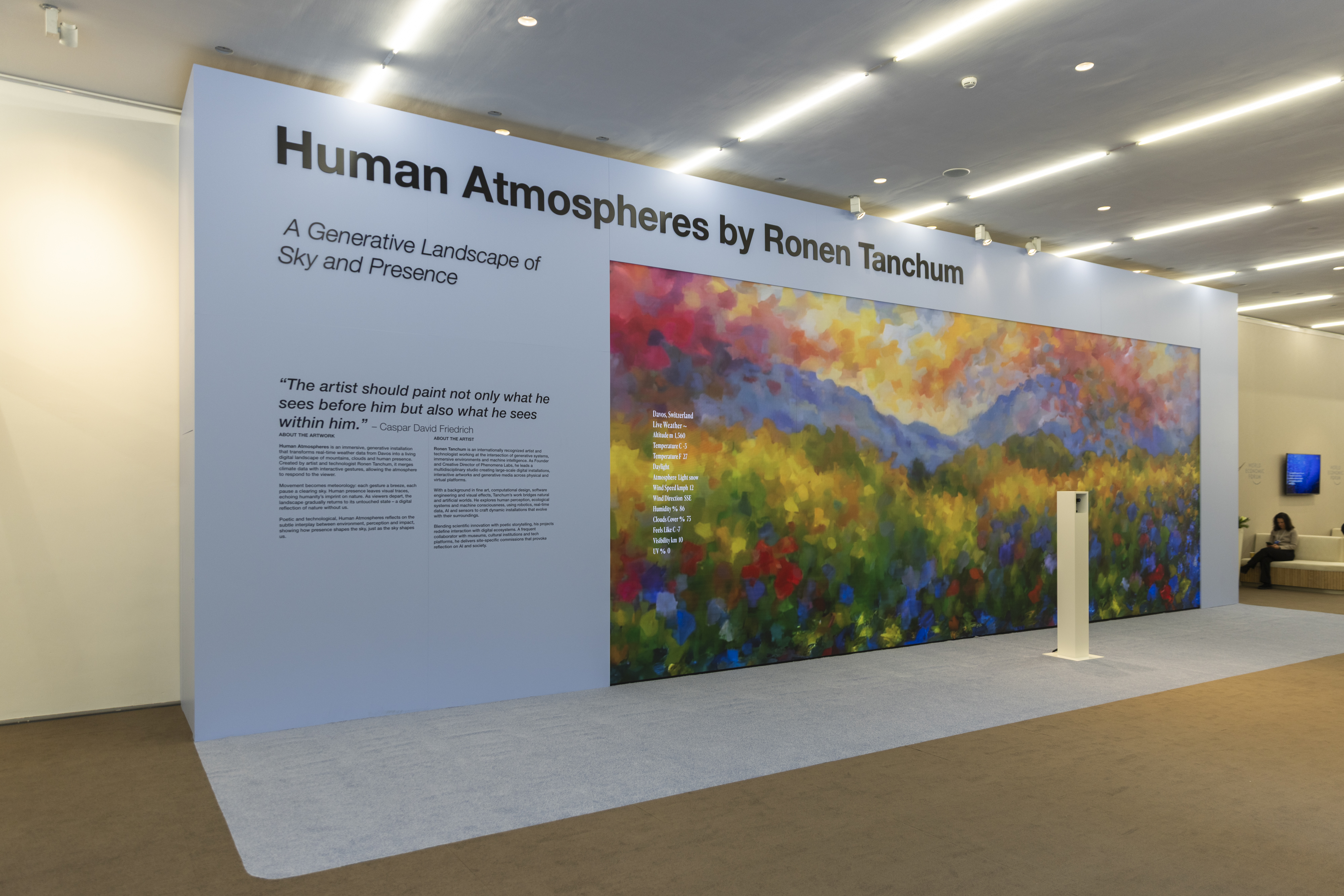 Human Atmospheres at the World Economic Forum in Davos